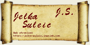 Jelka Šuleić vizit kartica